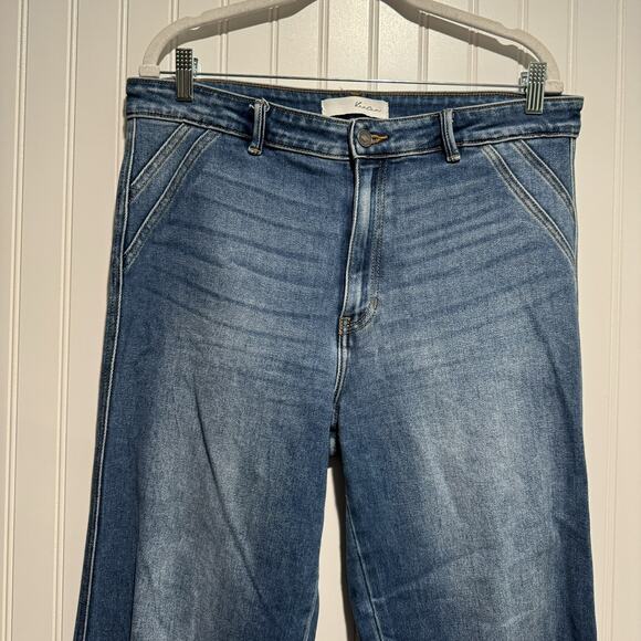 KanCan Celia High Rise Ultra Wide Flare Jeans Size 31 - Picture 3 of 6